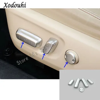 

Car Cover Detector ABS Silver Seat Adjustment Knob Button Switch Trim Stick Frame For Toyota Highlander 2018 2019 2020