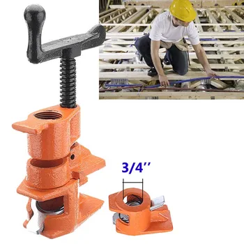 

3/4 inch Heavy Duty wood Gluing Pipe Clamp Hand tools Cast Iron Hardware Woodworking Carpenter Tool hand rock rod accessories