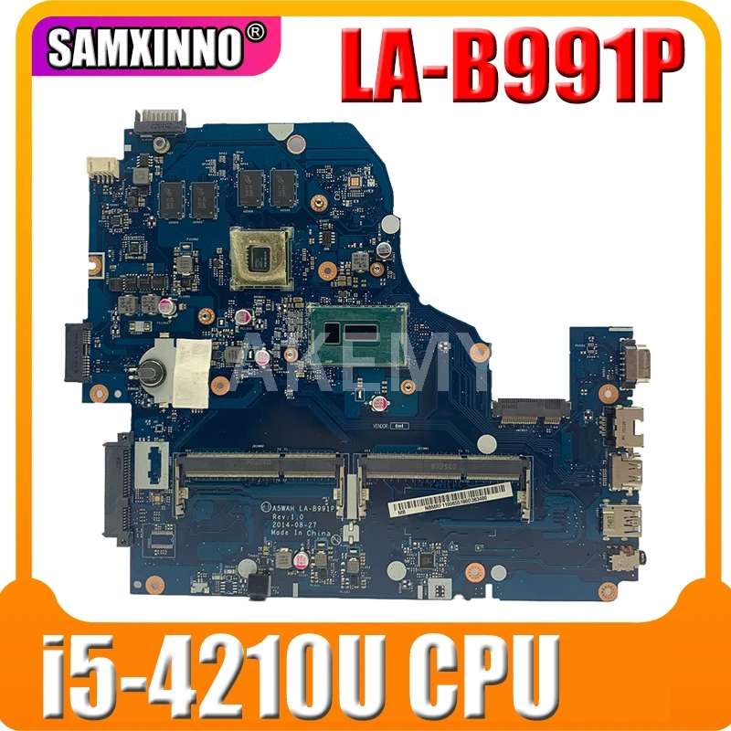 Z5WAH LA B162P/LA B991P NBMLC11004 NB.MLC11.004 материнская плата для Acer aspire E1 572G E5 571 571G CPU