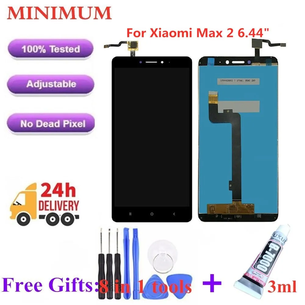

For Xiaomi Mi Max 2 6.44" LCD Display Touch Screen 100% Tested Well Digitizer Assembly Replacement Parts For Xiaomi Max2 LCDs