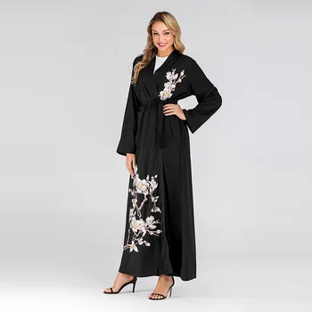 

Open Abaya Turkish Kimono Kaftan Dubai Muslim Cardigan Hijab Dress Caftan Islamic Clothing Abayas For Women Robe Djelaba Femme
