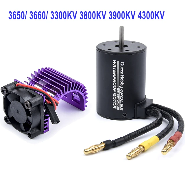 Moteur sans balai 4300KV et ESC 60A pour voiture HSP 94123 94111