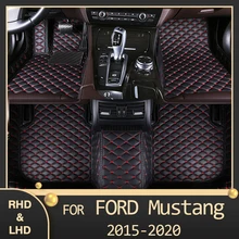 MIDOON dywaniki samochodowe dla Ford Mustang 2015 2016 2017 2018 2019 2020 niestandardowe auto plastry do stóp dywan samochodowy