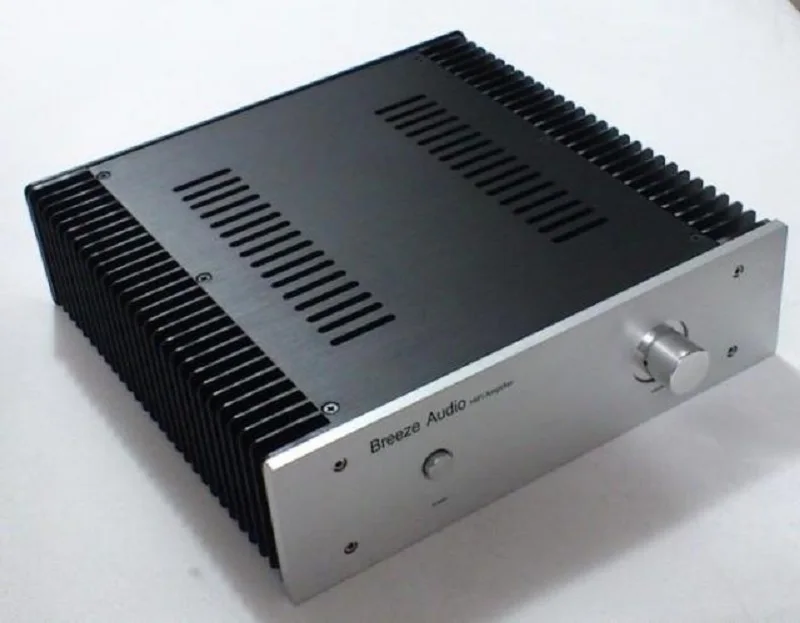 US $48.59 BRZHIFI BZ3209 Double Radiator Aluminum Case For Class A Power Amplifier