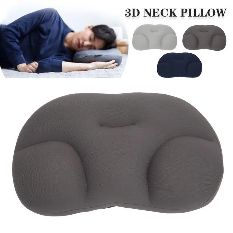3D cloud pillow with pillow case 3D neck pillow creative deep sleep neck pillow decompression air pillow. Egg pillow 1