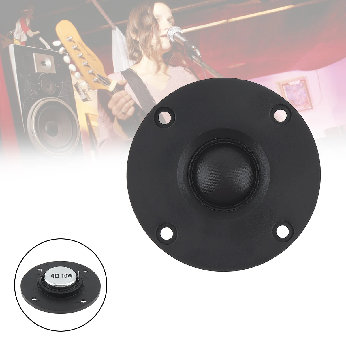 

2.5Inch 10W 20Core Dome Membrane Portable Tweeter Speaker Unit DIY Soundbox Loudspeaker with High Fidelity and Ball Top Shape