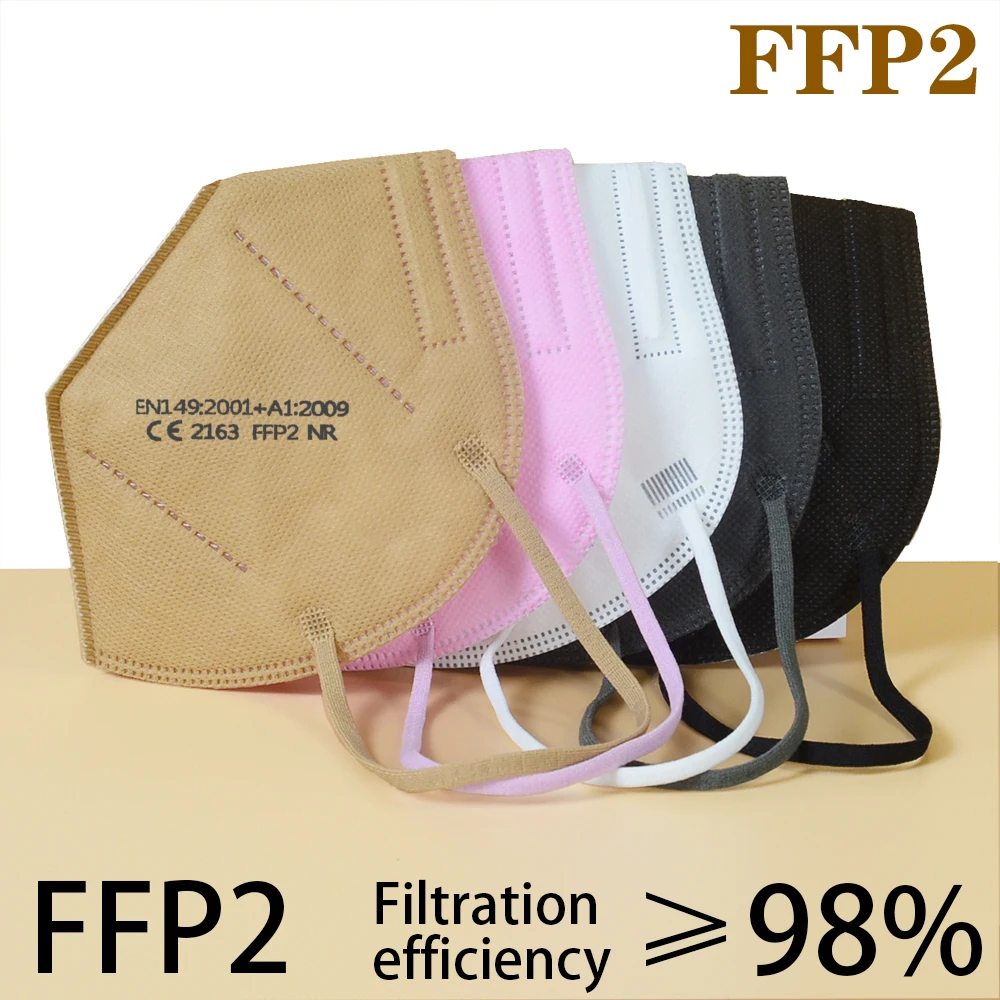 6 layers mascarillas ffp2reutilizable mask Face FFP2 mask Mouth Maske Safety fpp2 Masks soft 95% Filtration CE mask ffp2mask