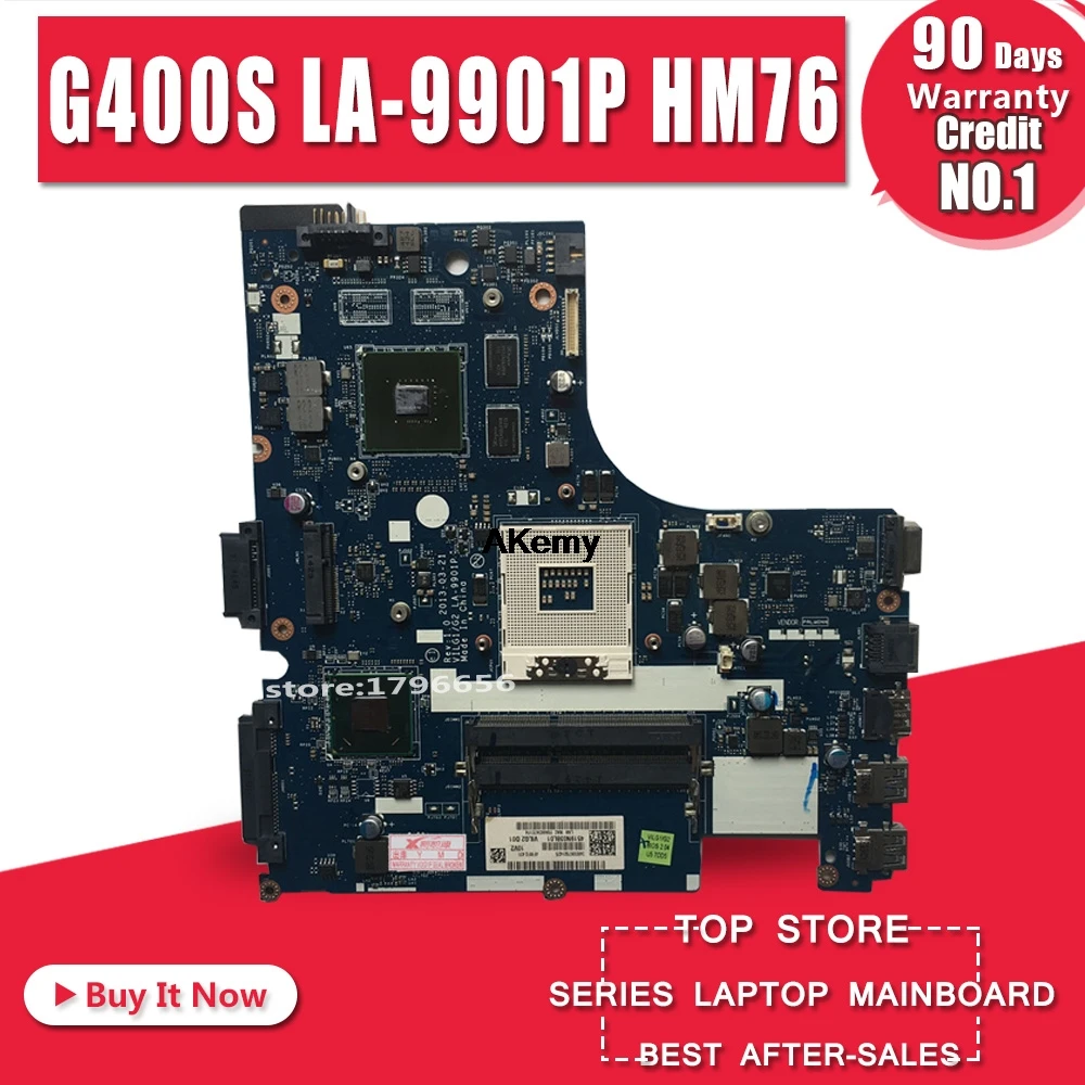 

LA-9901P For Lenovo G400S Laptop motherboard VILG1/G2 REV:1.0 with graphics card chips hm76 100% working