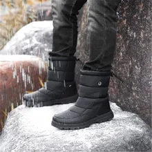 39-46 зимние ботинки мужские теплые удобные нескользящие зимние мужские ботинки# NX1811