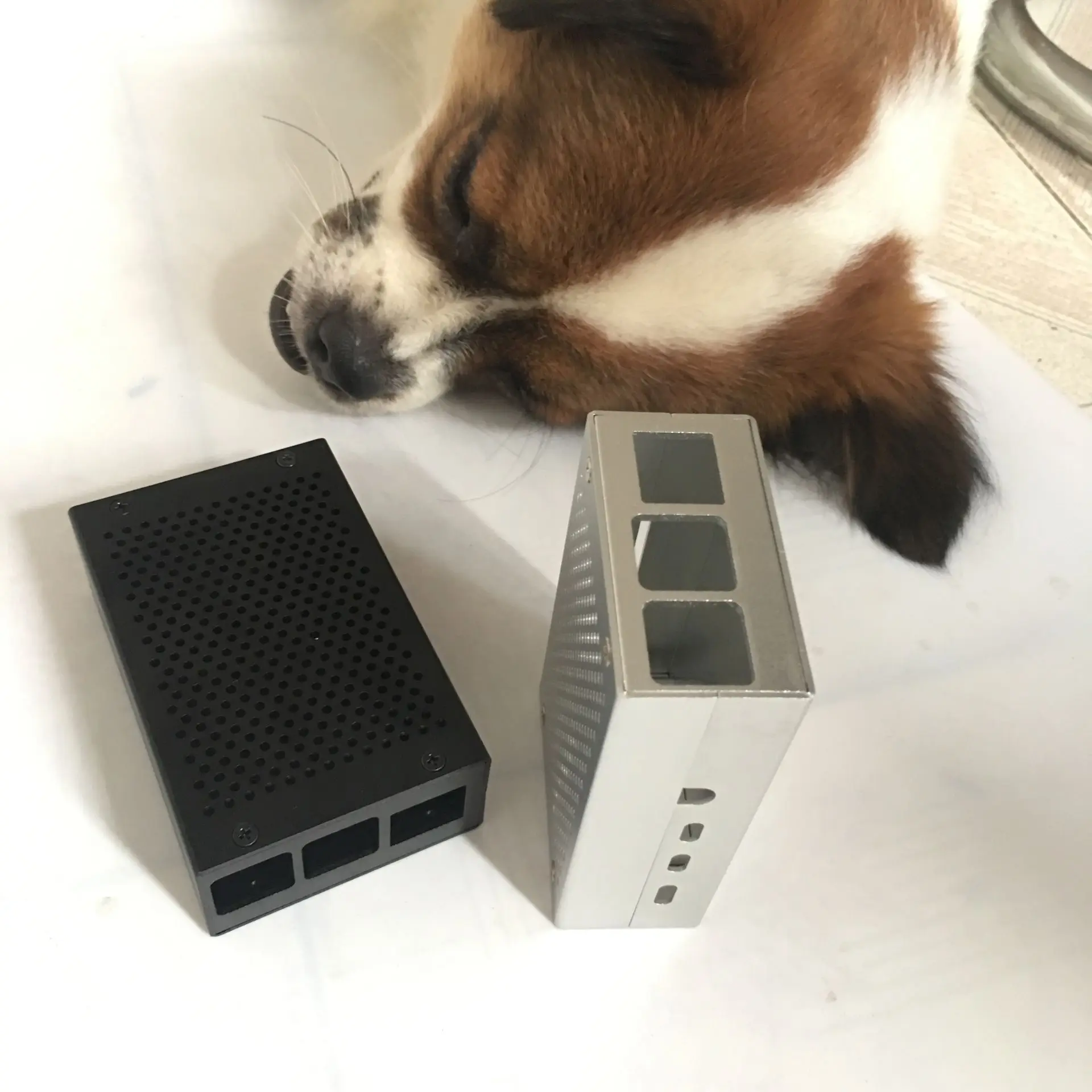 Горячая Raspberry Pi 4 алюминиевый корпус черный Серебряная коробка металлический для