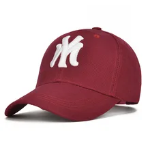 Всесезонная монохромная бейсболка Мужская WO мужская вышитая короткая шляпа с полями утконоса Модный стильный козырек