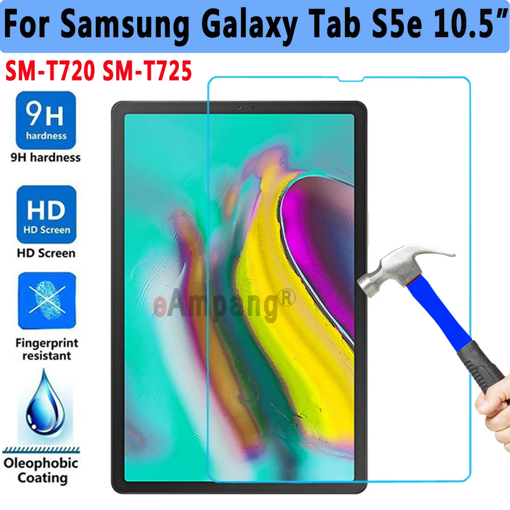 Мягкий умный чехол для samsung Galaxy Tab S5e 10,5 SM-T720 SM-T725 T720 T725 противоударный чехол для samsung Tab S5e 10,5+ пленка+ ручка - Цвет: Tempered glass