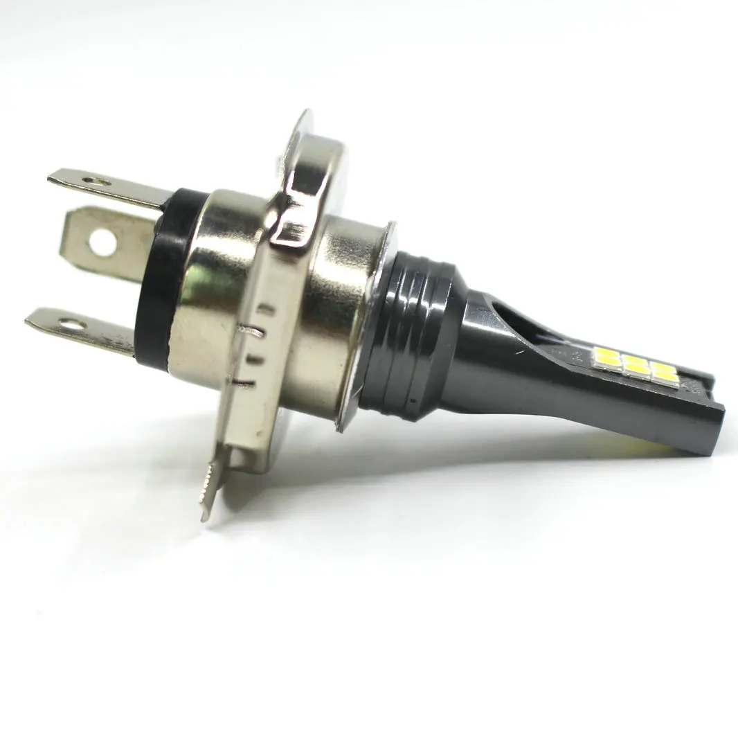 2 шт. Автомобильный светодиодный противотуманный фонарь H4 3030 12SMD головной светильник Светильник лампы светодиодный туман светильник лампочка