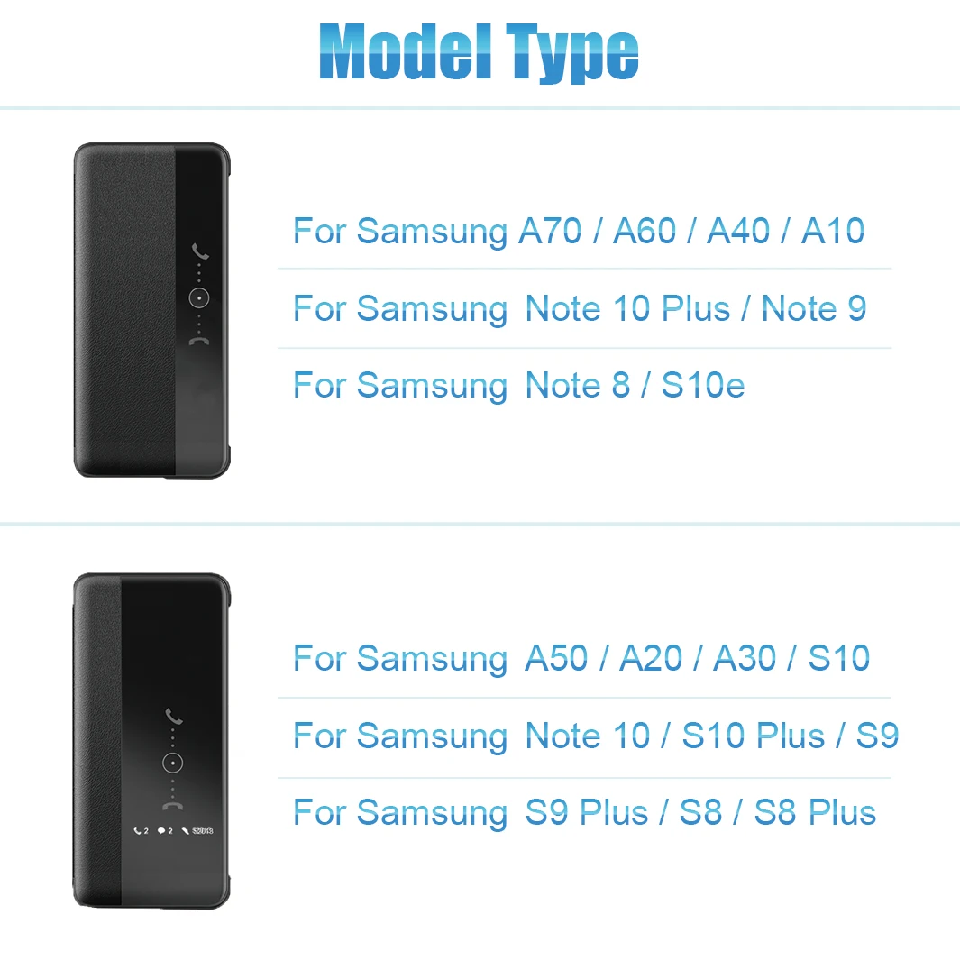Умный чехол для телефона samsung Galaxy Note 10 Plus чехол s для samsung S10 E S9 S8 Plus Note 8 9 10 A40 A50 A70