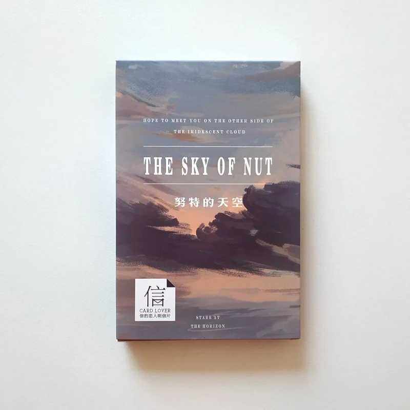 28 листов/набор Детская Подарочная карточка с надписью The Sky of Nut Lomo|Визитки| |