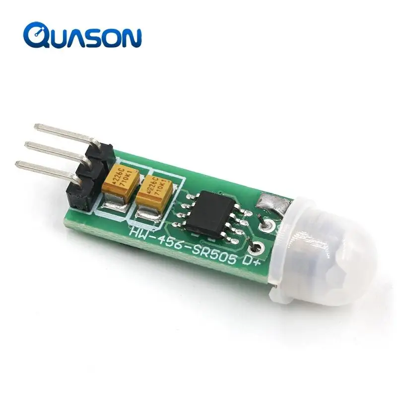 HC-SR505 Mini Sensor de movimiento infrarrojo PIR módulo Detector infrarrojo preciso para Arduino Sensor del cuerpo módulo interruptor modo de detección ► Foto 3/6