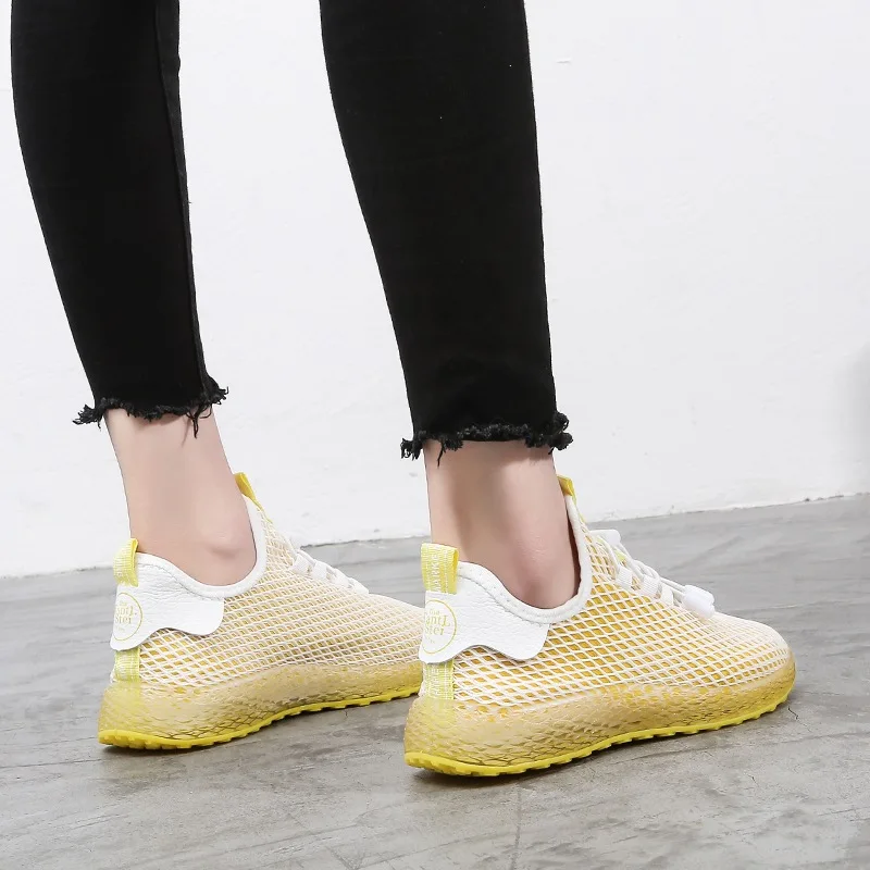 

Fly Woven Summer 2019 New Style Lightweight Breathable Mesh Sports INS Fashion Students Versatile Harajuku Ventilation Network S