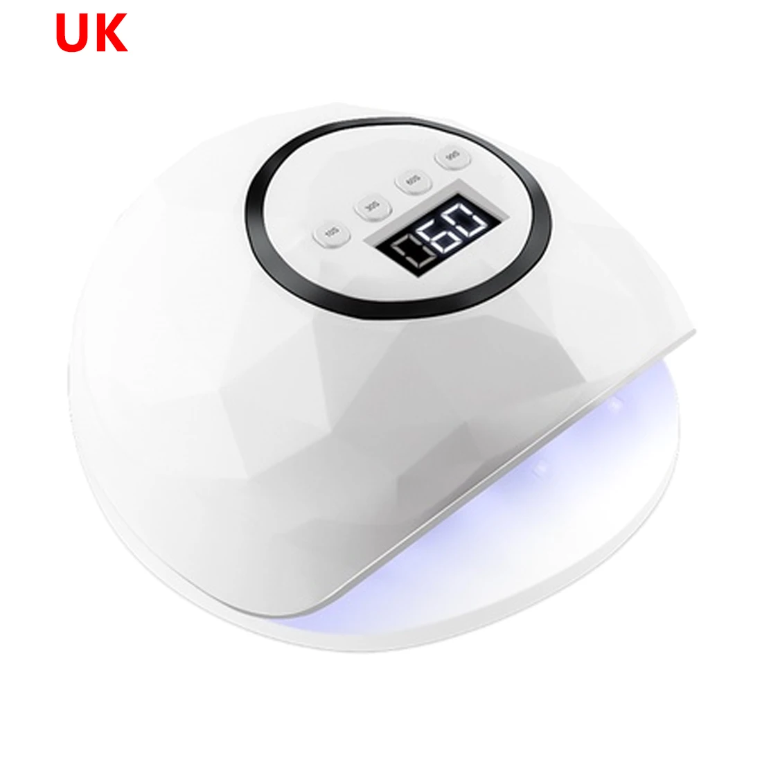 86W White UK 86/36 Вт, быстро сохнут, УФ-светодиодный светильник/39 12 шт. светодиодные лампы бусины с плоской обратной стороной для нейл-сушилка автоматически Сенсор солнца светильник фототерапии ЖК-дисплей Дисплей с таймера - Цвет: 86W White UK