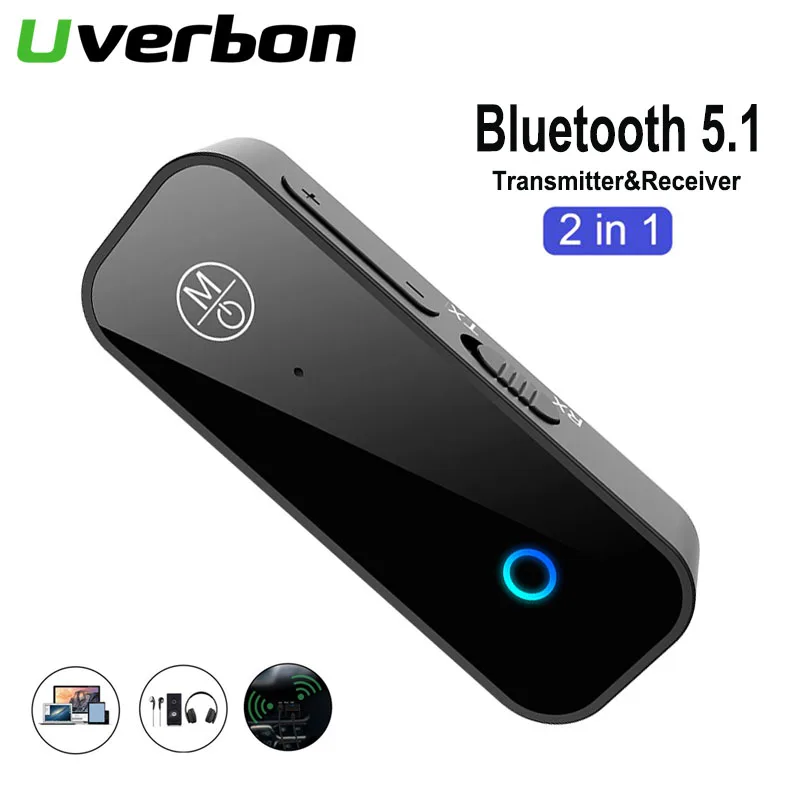 Bluetooth 5 1 передатчик приемник 2 в петличный беспроводной адаптер разъем 3 мм аудио