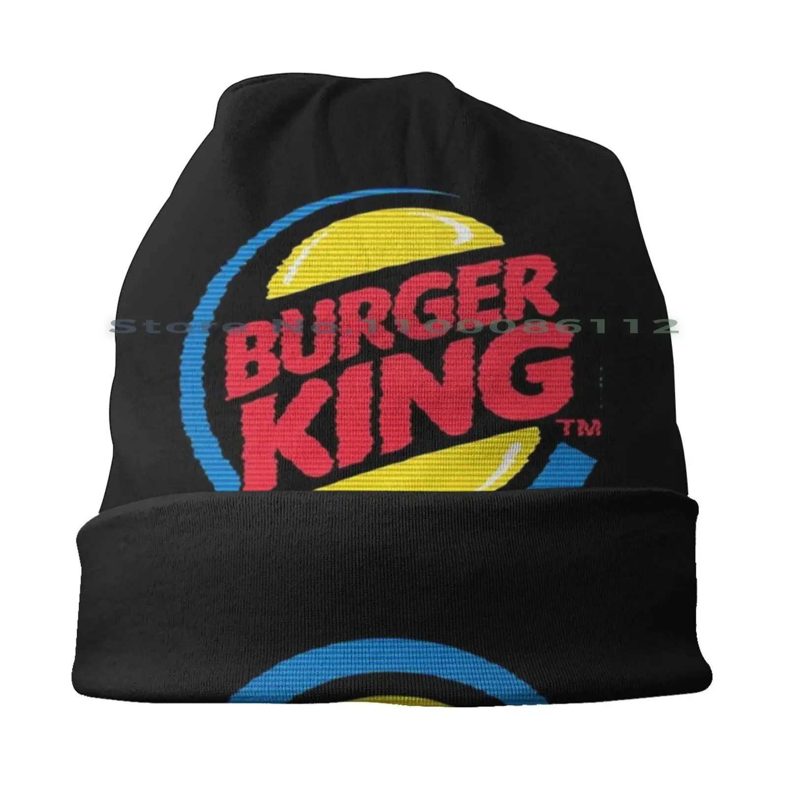 Burger King Beanies Knit Hat Burger King Logo Queen Macdonald Big