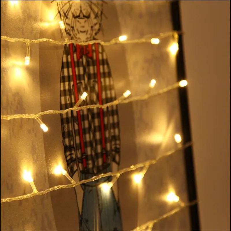 Медная проволока 5 м 28LED освещение шкафа Спальня украшение для книжного шкафа Гибкая струнная Лампа Рождественская Свадебная вечеринка освещение в помещении