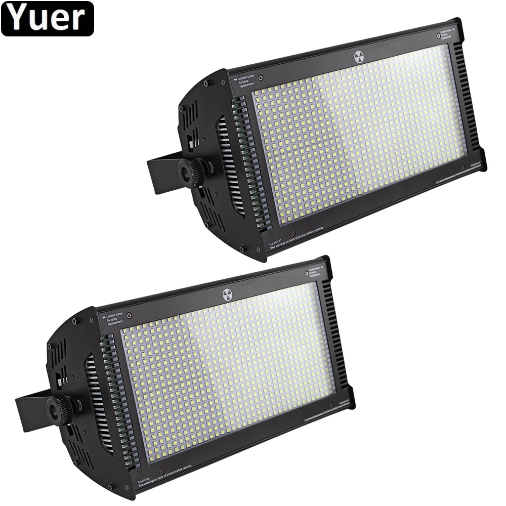 

2Pcs/Lot 720pcs LED Strobe Flash Light 800W Sound Control Strobe Speed Adjustable For Stage Disco DJ Bar Party Club Effect Light