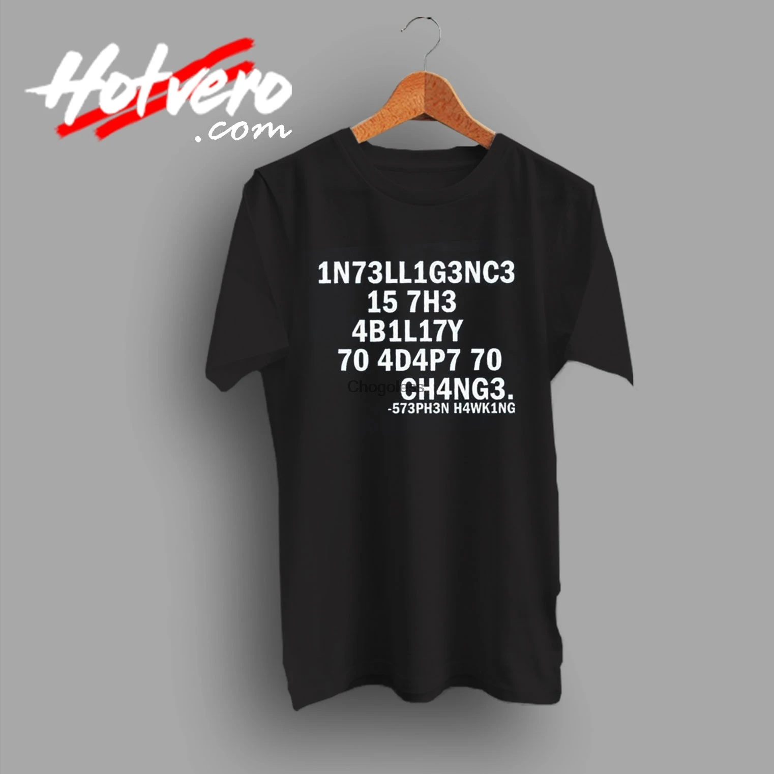 Футболка с разрешением Stephen Hawking Intelligence | Мужская одежда