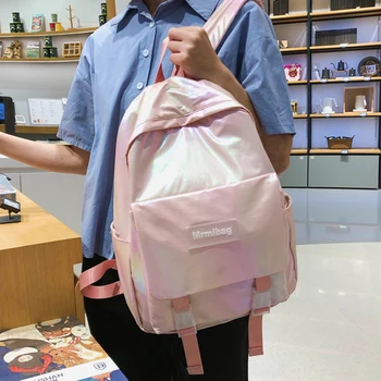 

Fashion Women Nylon Waterproof Backpack for Teenage Women College School Bags Girs Female Travel Backpack Multi Pocket Mochilas