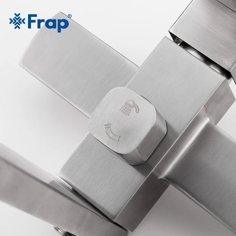 FRAP нержавеющий смеситель для ванной с душем F22802