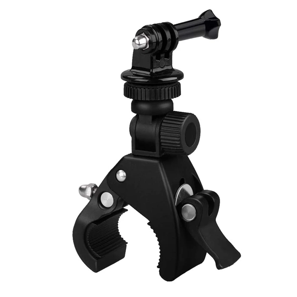 Support Guidon Vélo Moto Caméra 360° Pince Trépied pour Gopro Hero 11 10 9 8