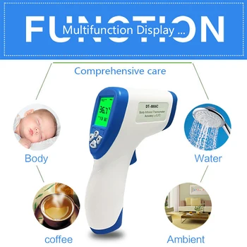 

Digital LCD Temperature Meter Infrared Thermometer Non-Contact Handheld Laser Temp Tester Celsius Infrared Thermometer