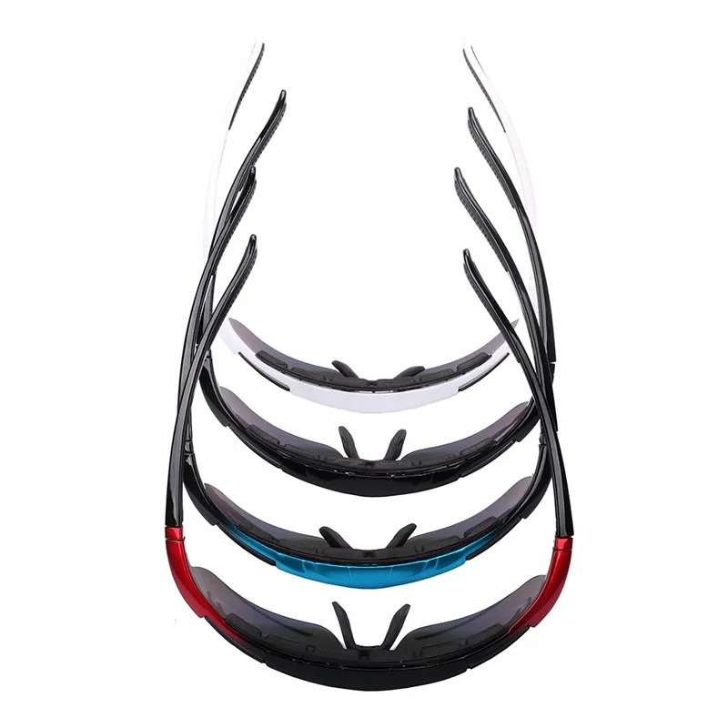 WEST BIKING Cycling Glasses Polarized Bike Bicycle Sunglasses 5 Lens Windproof Anti-fog With Mypia Frame Sport MTB Bike Glasses