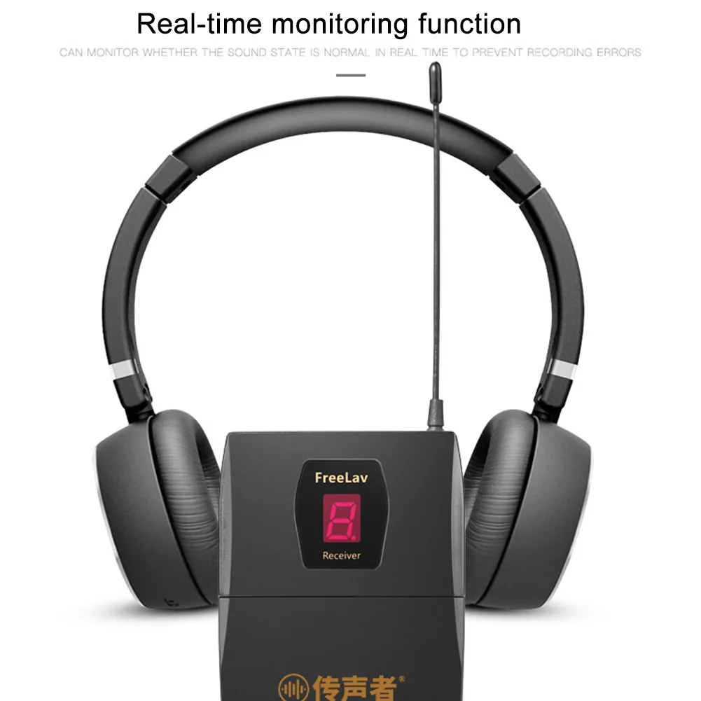 

Public Speaking Smartphone Noise Reduction PC Audio Camcorder UHF DSLR Camera Wireless Portable Lecture Transmitter Receiver