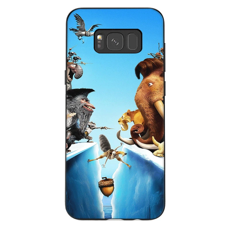 Чехол для телефона для samsung M10 M20 M30 M40 S6 S7 край S9 S8 S10 S10E Plus, Note 8, 9, 10, горячая изображением персонажей из мультфильма «Ледниковый период», кризис милый