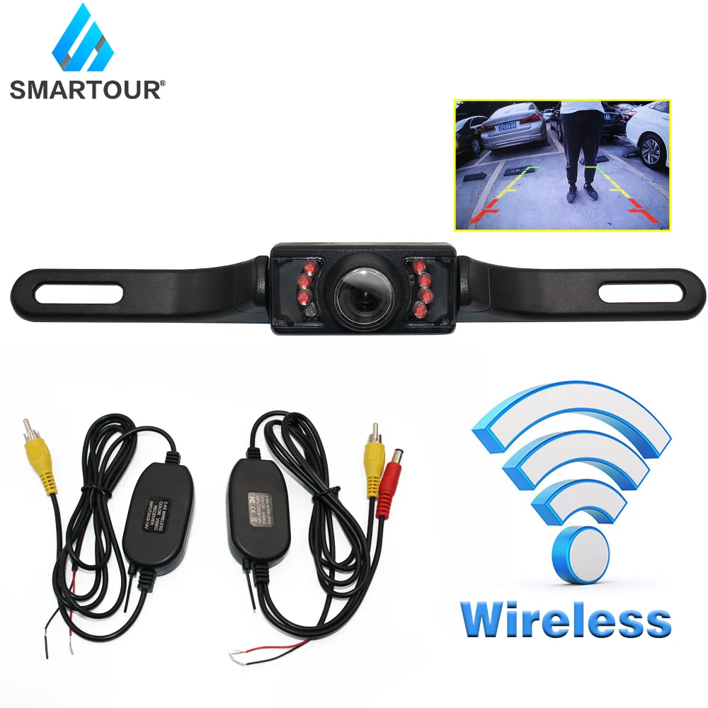 

Smartour Car Wifi Wireless Rear View Camera Vehicle Folding Foldable Monitor Video System Parking Monitor With Reverse Camera