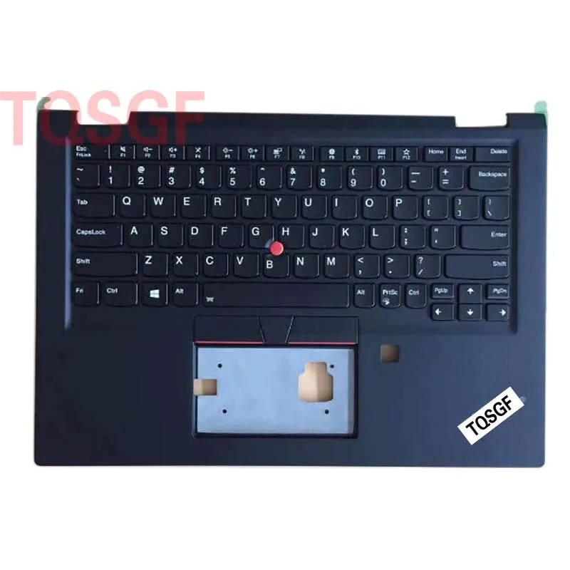 Верхняя крышка с клавиатурой для lenovo ThinkPad YOGA X390 X395 SM10T37360 черный