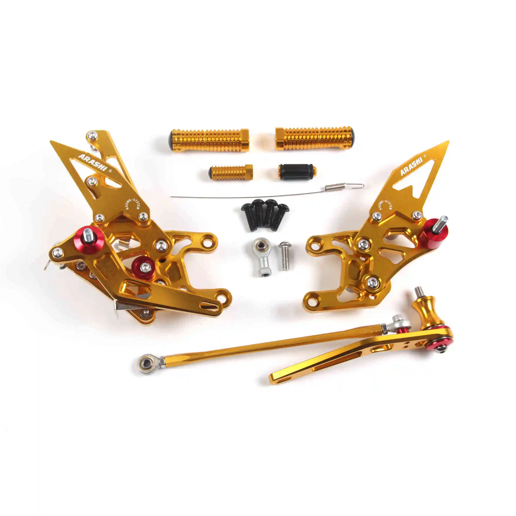 Регулируемые подножки для Honda CBR1000RR 2008-2011 аксессуары для мотоциклов ножной подножки Rearset педаль CBR 1000 RR CBR1000 1000RR - Цвет: 2.0 Gold