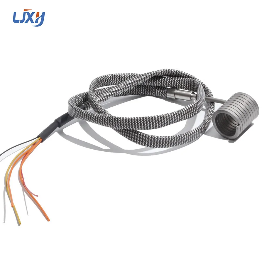 Ljxh Aquecedores de Pulseira Elétricos 15 mm de Diâmetro Interno com Corredor Espiral e Termopar k 3×3 mm Seção Transversal