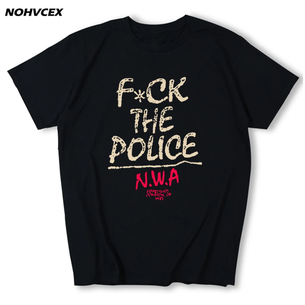 Мужская и женская футболка NWA летняя модная для отдыха с короткими рукавами