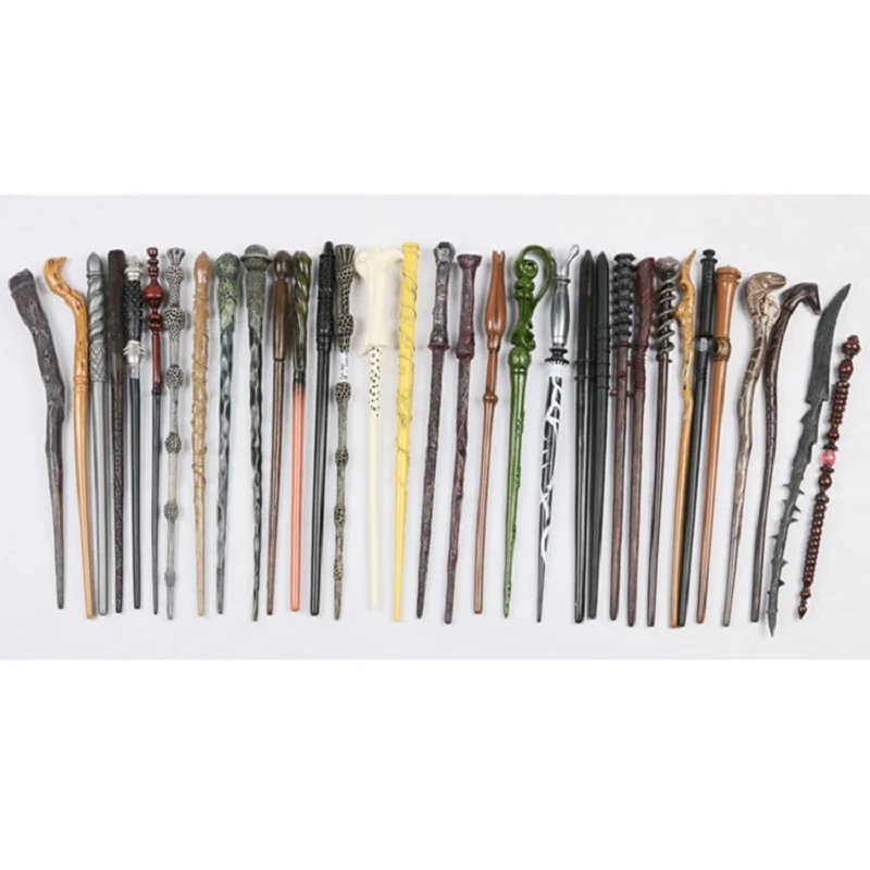 

baguette Harri Wand Magic Stick Metal Iron Core Dumbledore Scripture Hermione VoldemortWand Kid Cosplay Trick Toy Boys Girl Gift