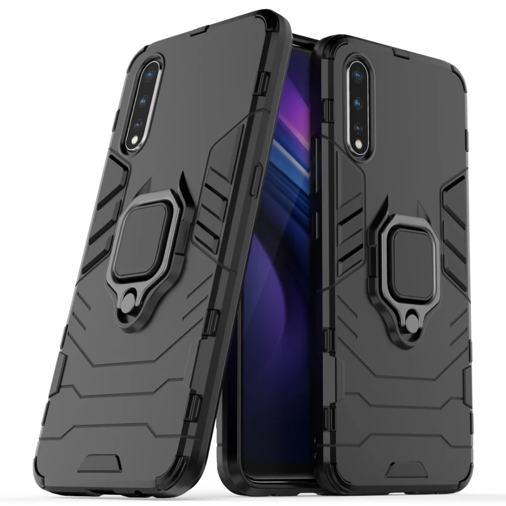 

For Vivo IQOO S1 V15 Y17 V17 NEO Z5X Z5 Y93 X27 V11i V11 Pro U1 Y97 Y81 Y85 V9 NEX Y67 Y66 Magnetic Car Holder Armor Back Case