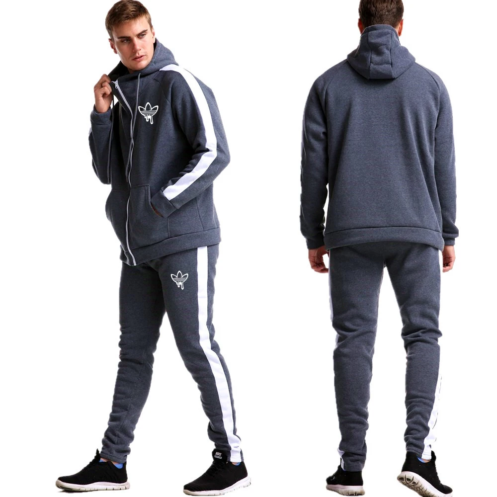 

New Men Sportswear Hoodies Pants Set Spring Track Suit Clothes Casual Tracksuit Men Sweatshirts Coats Male Joggers Streetwear