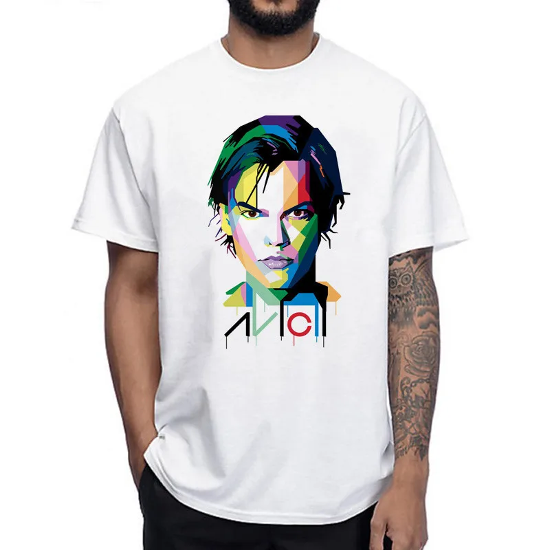 Новое поступление, Мужская футболка Avicii, Dj Avicii, футболка в стиле хип-хоп, Мужская забавная футболка, летняя повседневная футболка с коротким рукавом для мужчин/женщин