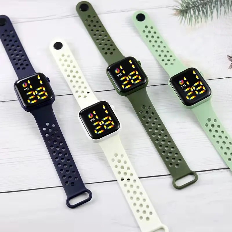 Men Woman Watch LED Touch Electronic Watch Student Children's Fashion Sports Electronic Watch for Boy Girl Gift Reloj