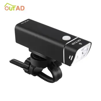 

300LM Bicycle Front Light Bike Flashlight Torch 4 Modes IPX6 Waterproof USB Charging Safety Light with Bracket