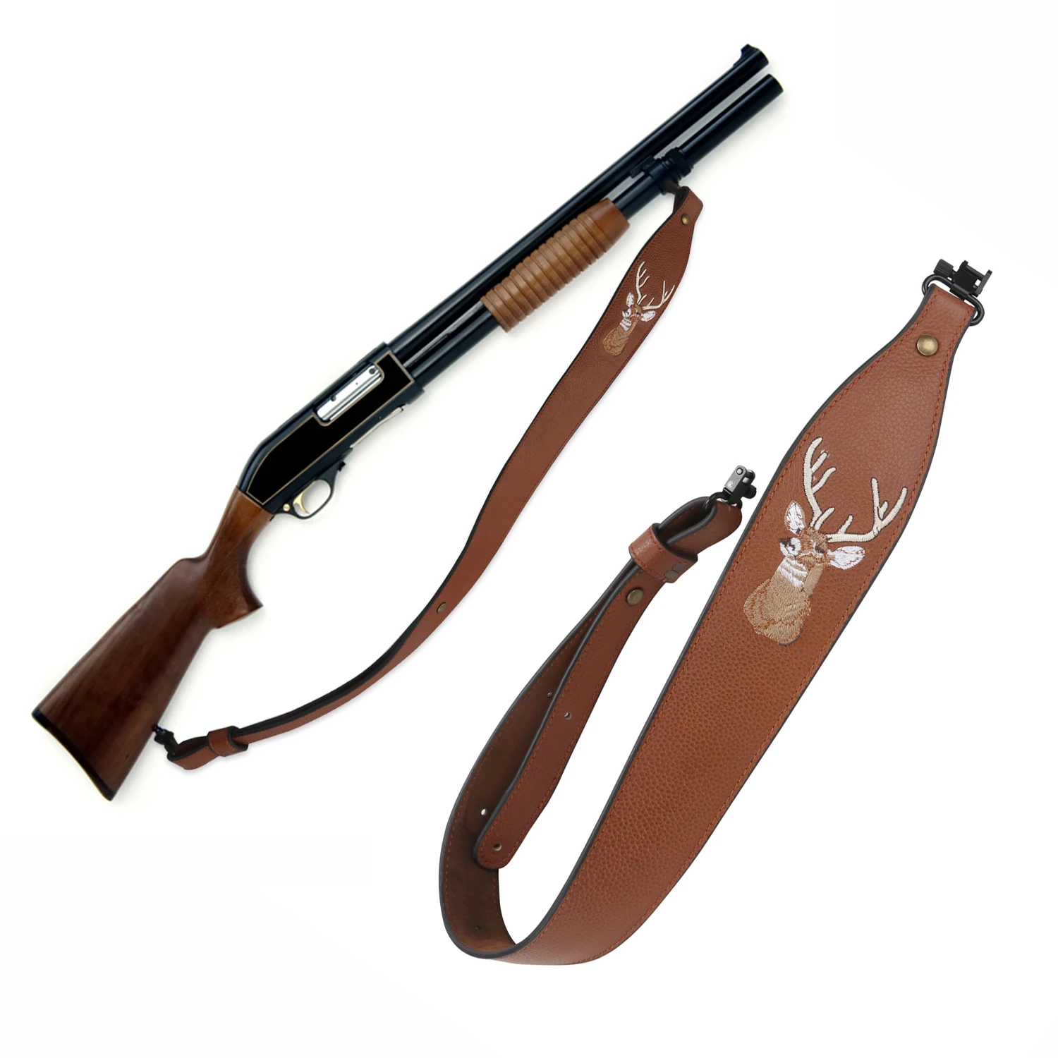 Tourbon Hunting Gun Accessories Gun Sling Rifle Shotgun Belt W/swivels