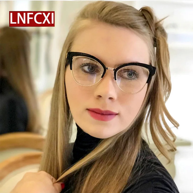 Винтажные модные женские очки LNFCXI ретро оптический стиль Женские Простые