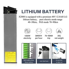 1000 Вт складной 48 в 20 дюймов складной электровелосипед максимальный диапазон 50 км складываемый электровелосипед для взрослых с литиевой батареей LG