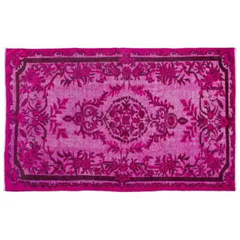 

Handmade Pink Vintage English Carved Area Rug 175x274 Cm-5'9''X8'12''