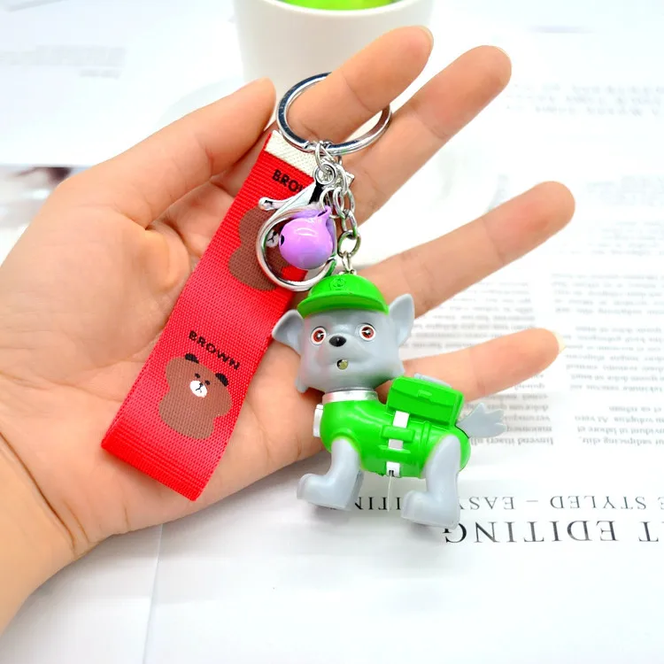 Paw Patrol Skye Silvertone Cartoon//TV Charm Pendant Key Chain